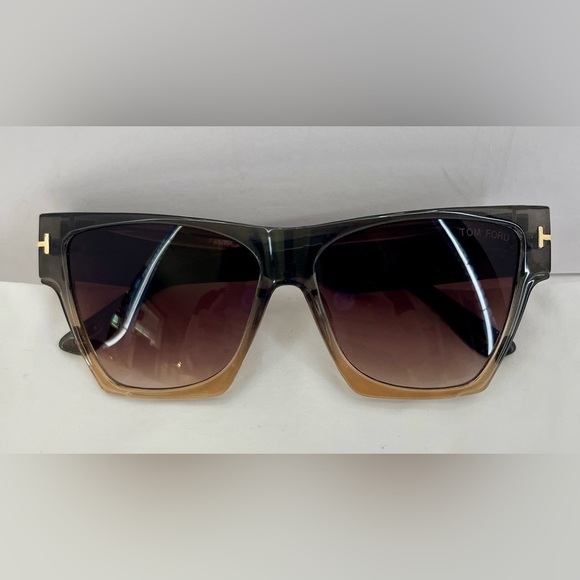 Tom Ford TF0942 Dove Sunglasses in Dark Gray & Pink with Gold Trim main image 9